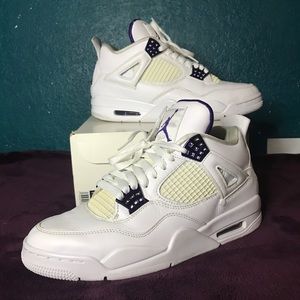 Jordan 4 Purple metallics